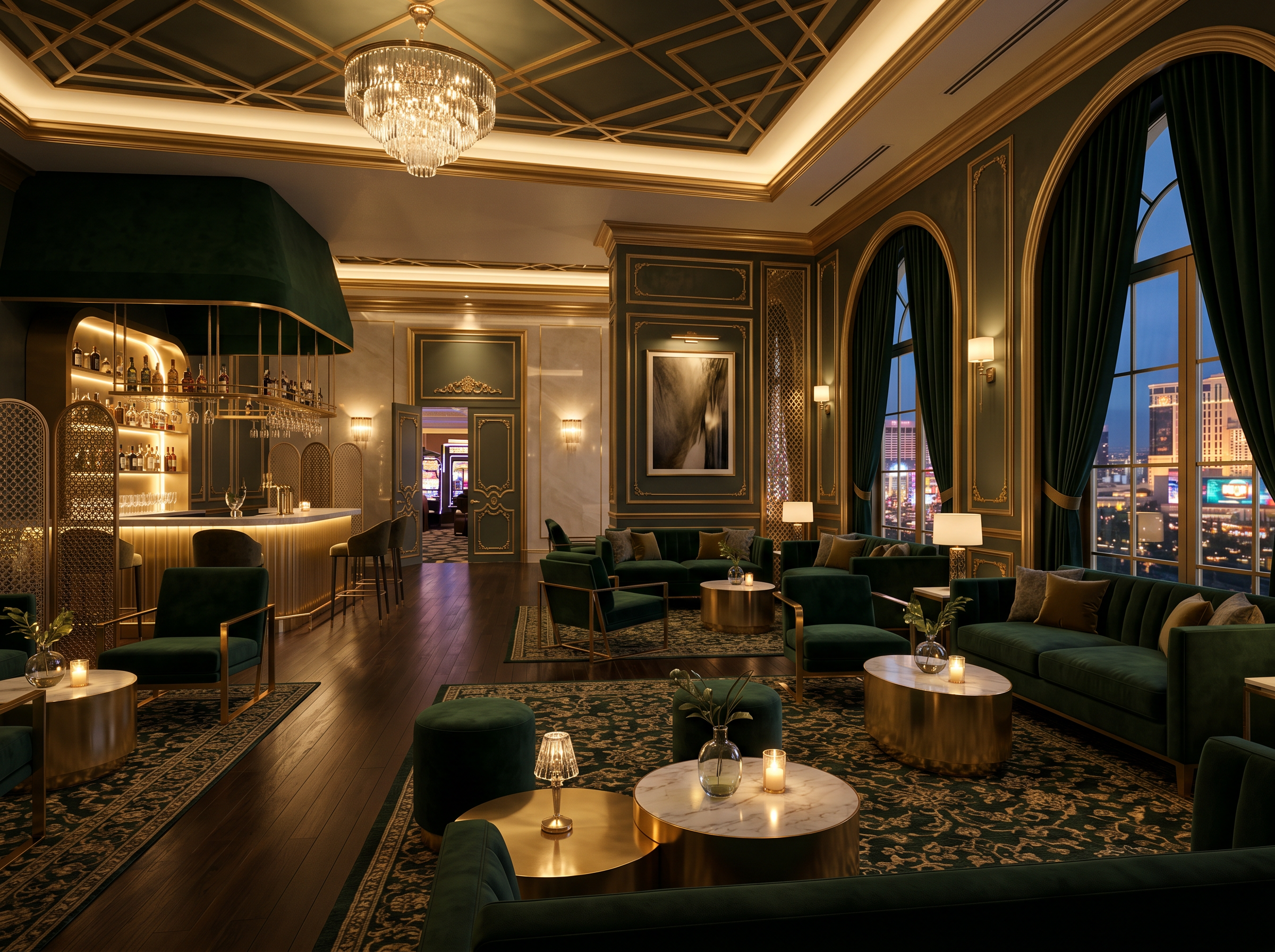 Elegant lounge event space at RankingSukHub hotel